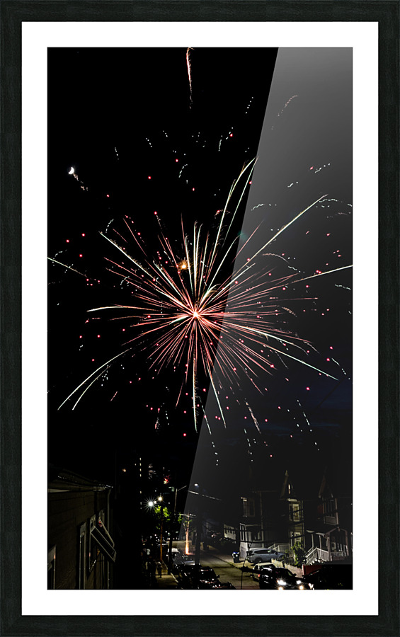 Happy 4th Picture Frame print