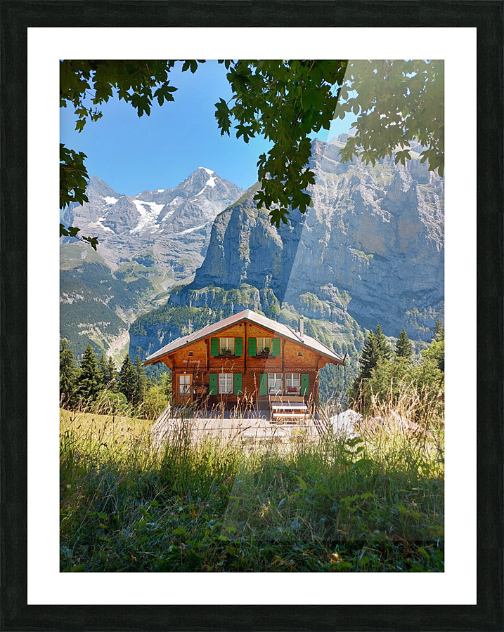 Murren Switzerland Picture Frame print