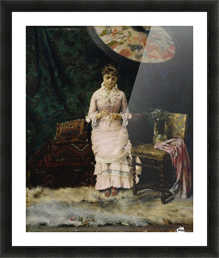 Pause at the artist studio Picture Frame print