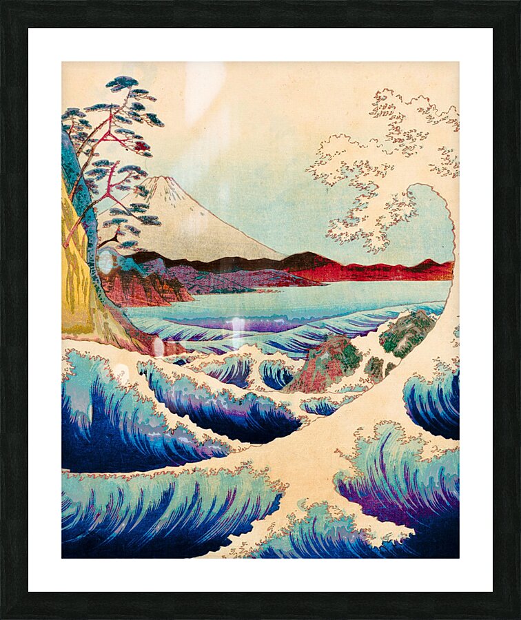 原画【蒼の富士】Wagara　original painting　Mt.Fuji s-l400.png