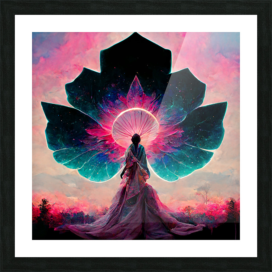 Resplendent Corona Picture Frame print