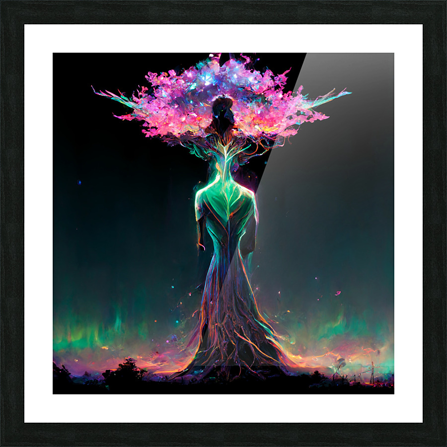 Unfurled Picture Frame print