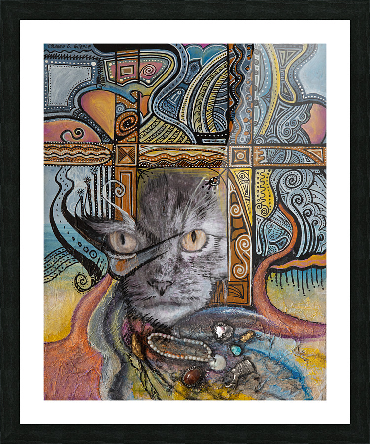 Domain of Bast Picture Frame print