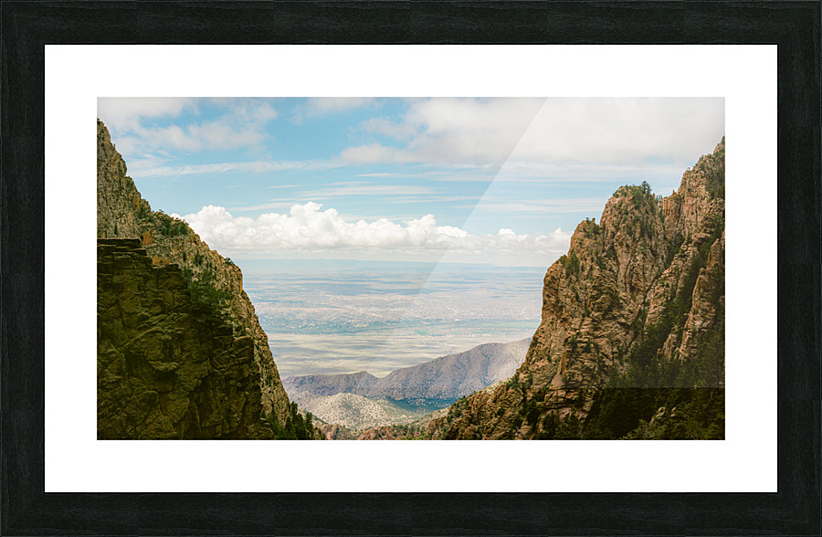 A View From La Luz Trail Picture Frame print