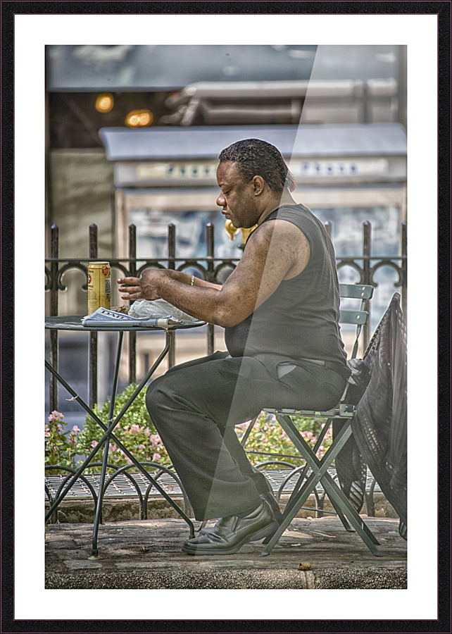 lunch Picture Frame print