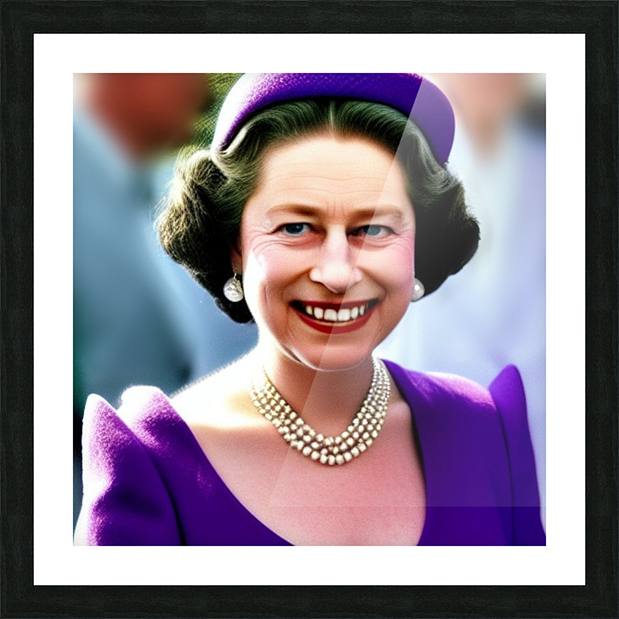 Queen Elizabeth II Picture Frame print