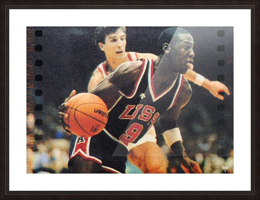 1984 Michael Jordan Filmstrip Art Picture Frame print