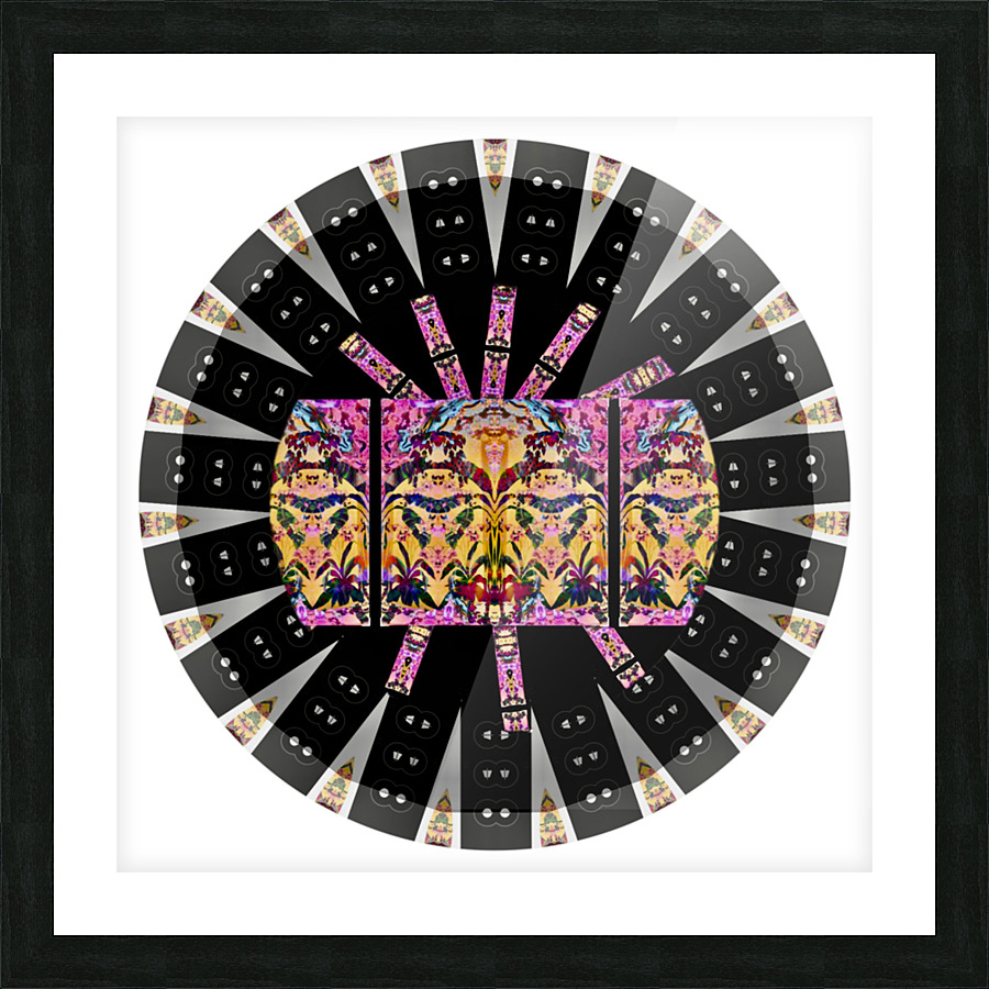 Starburst Picture Frame print