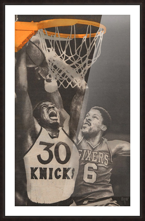 Bernard King vs. Dr. J Picture Frame print