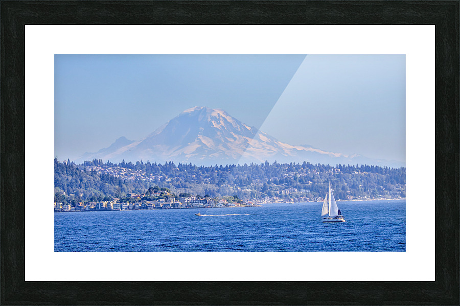 Mt Rainier Picture Frame print