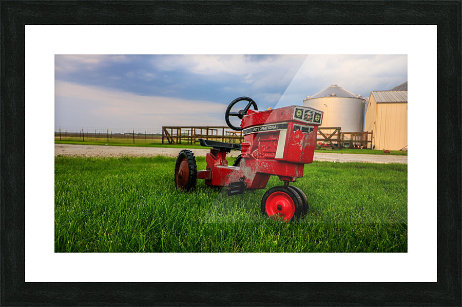 Farm Toy Picture Frame print
