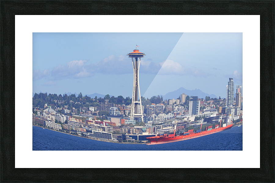 Seattle Skyline Picture Frame print