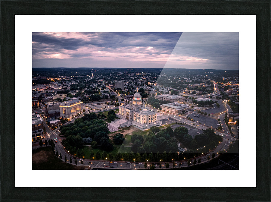 Top of the Hill Picture Frame print