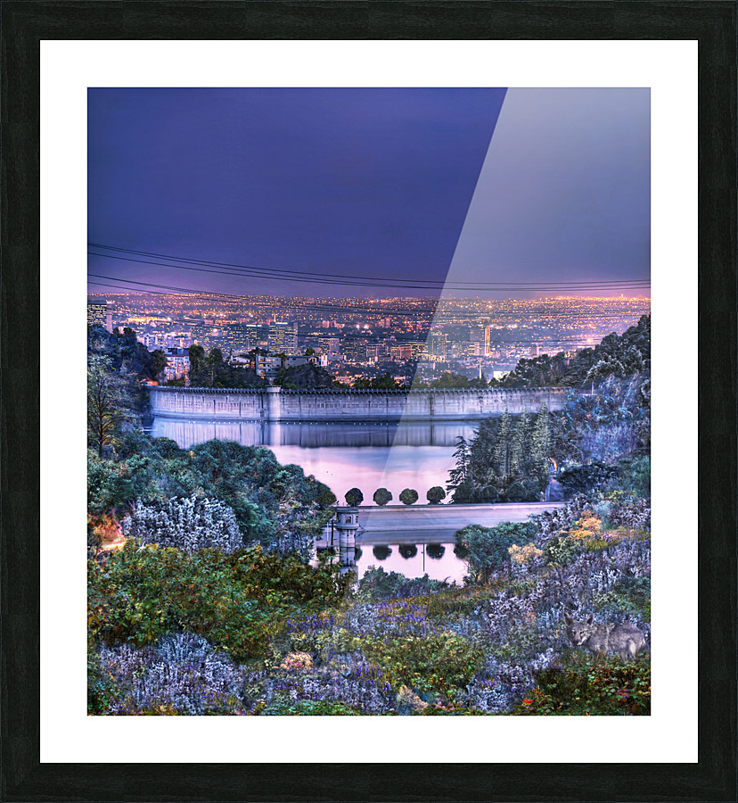Hollywood Reservoir Picture Frame print