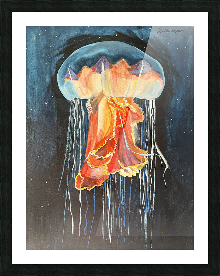Deep Sea Jelly Picture Frame print