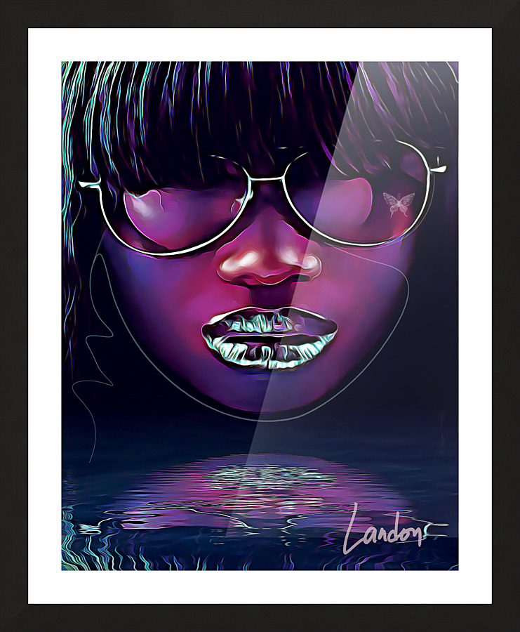 Reflection of Beauty Picture Frame print