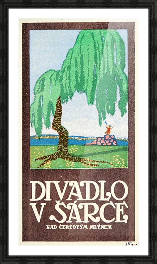 Divadlo V Sarce  Framed Print Print