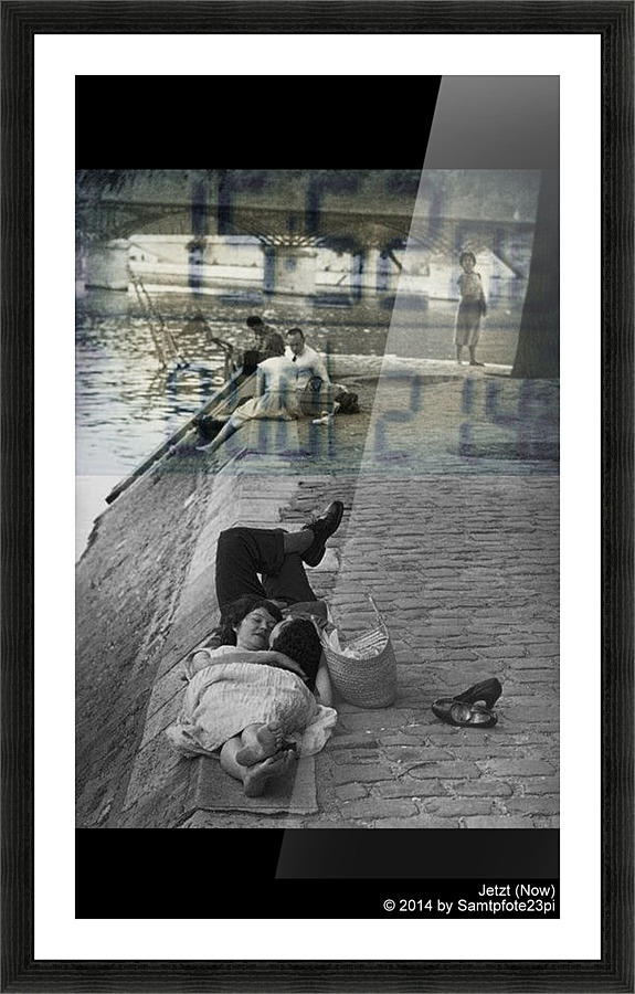 Jetzt (Now) Picture Frame print