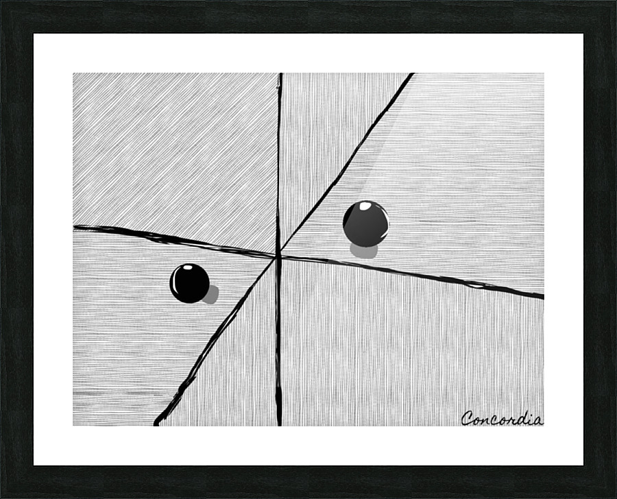 X Y & Z. Picture Frame print