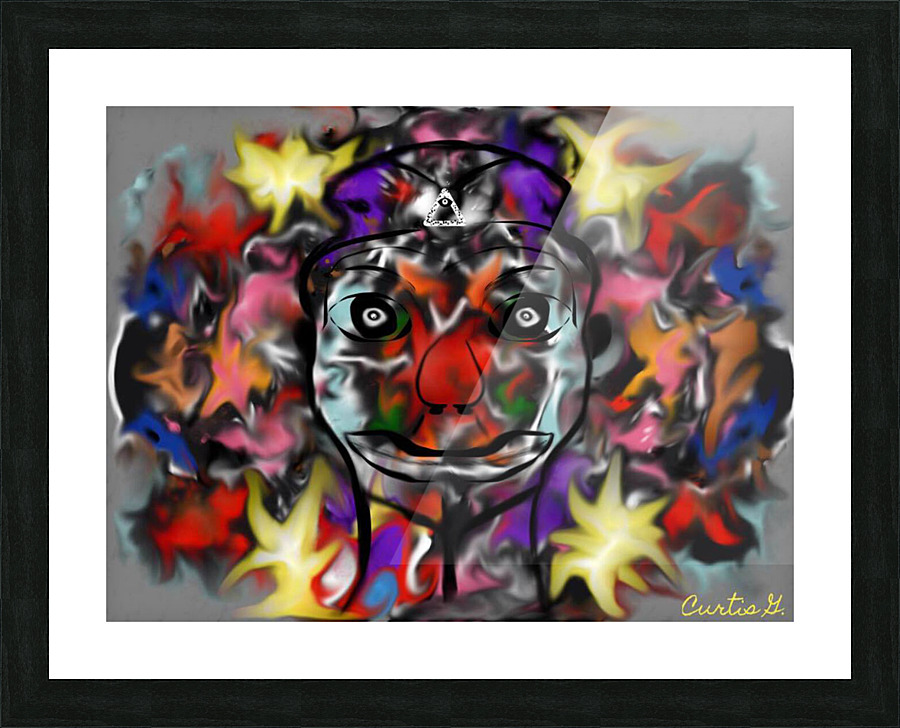 Tears of a Clown Picture Frame print