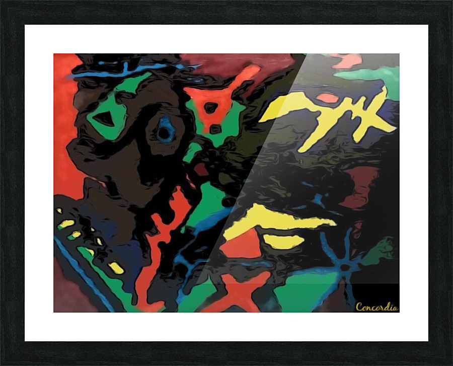 The End Picture Frame print