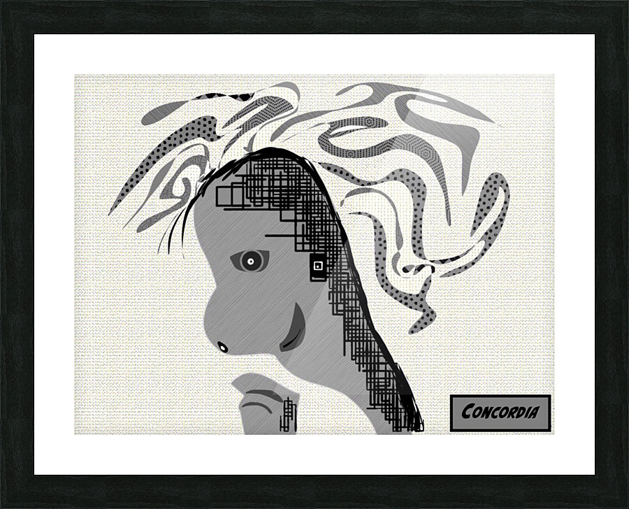 The Thinker Picture Frame print