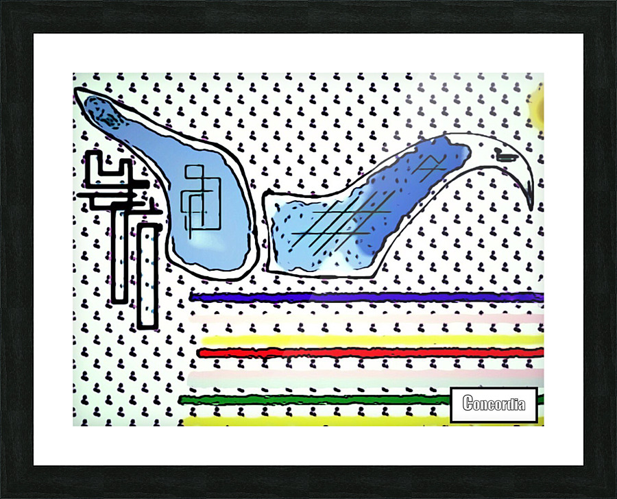 The Bird Picture Frame print