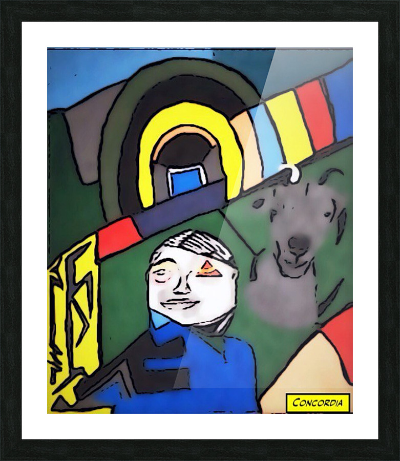 My friend the GOAT. Impression et Cadre photo