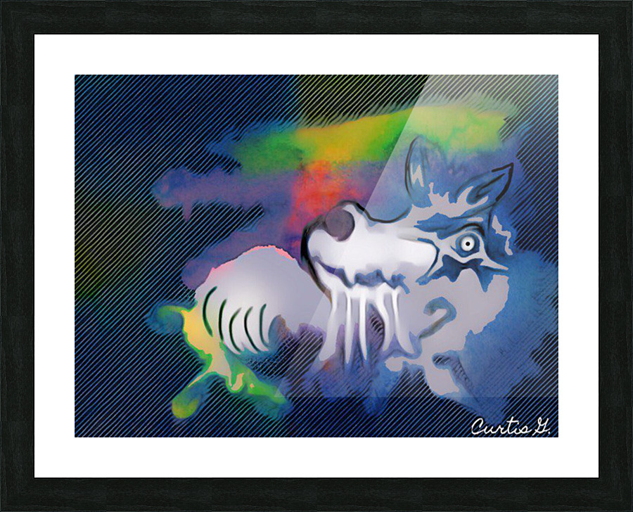 Wolf Picture Frame print