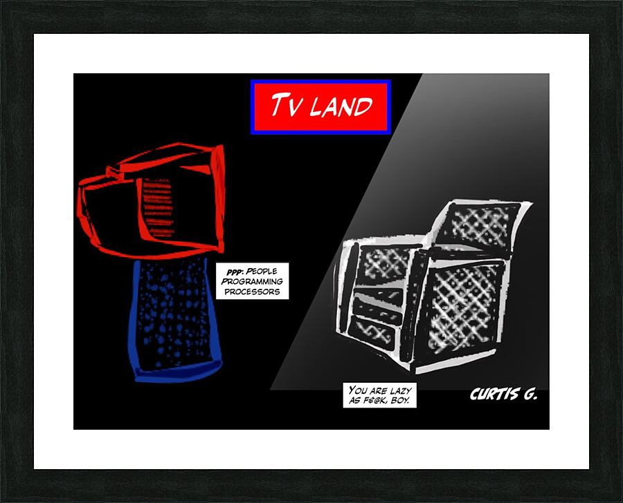 TV Land Picture Frame print
