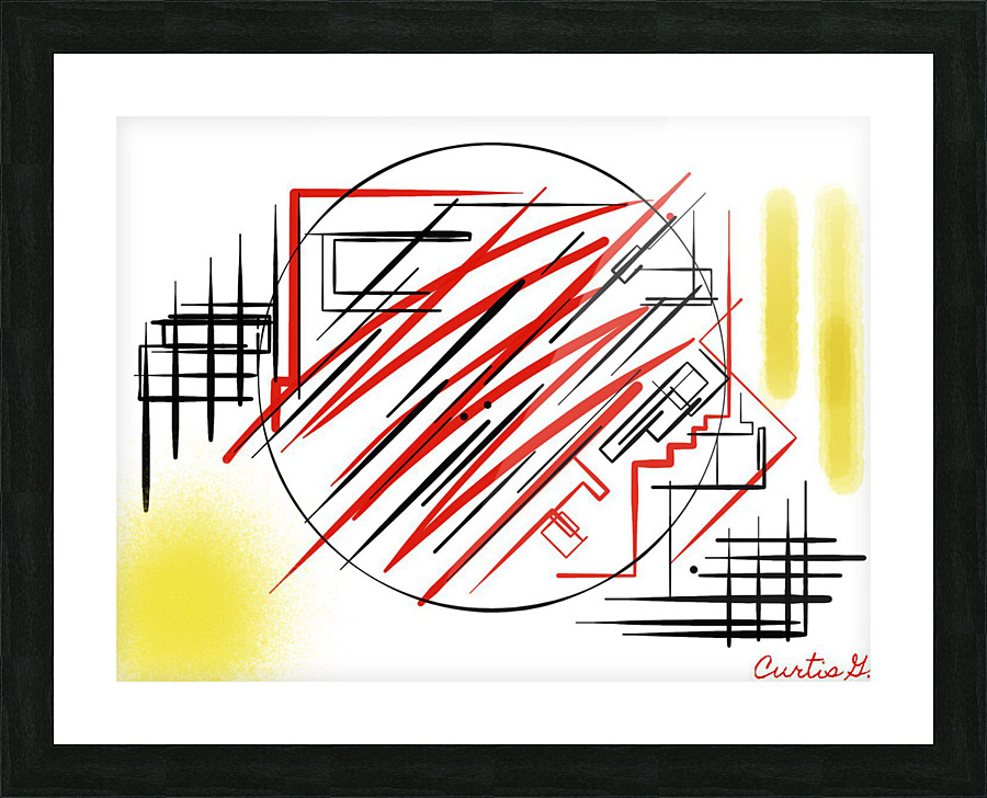 Feeling Fine Picture Frame print