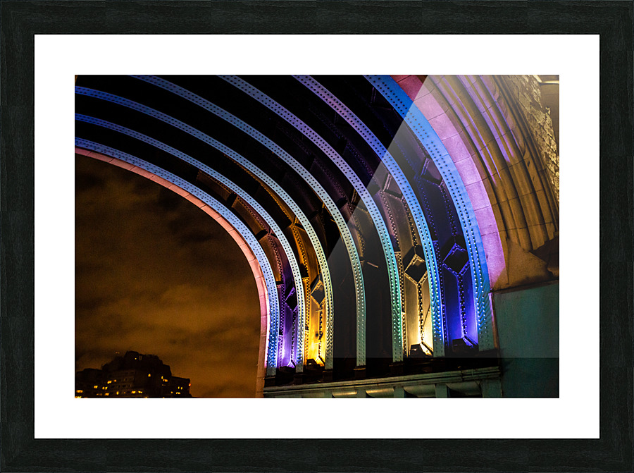 Street Photography - Rainbow Bridge - London UK Picture Frame print