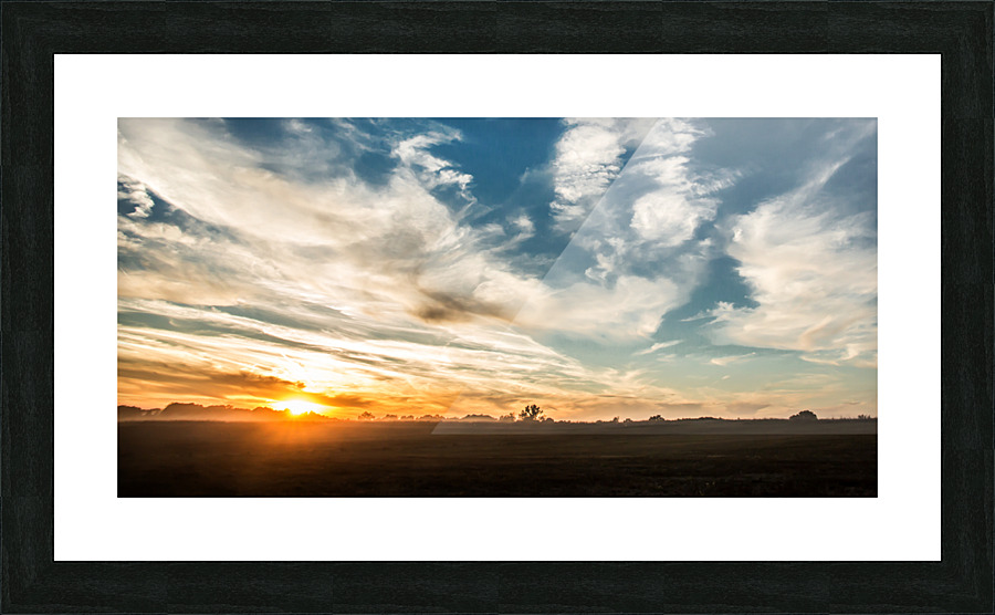 Artwork - Dusty Sunset - Busch Wildlife MO Picture Frame print