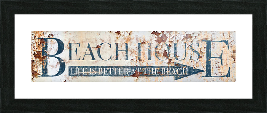 Beach House - Life is Better At The Beach Picture Frame print