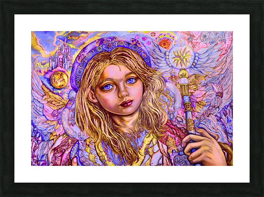 Yumi Sugai.Healing Archangel Raphael. Picture Frame print