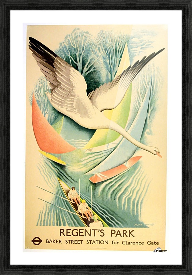 London Underground Regent Park poster Picture Frame print