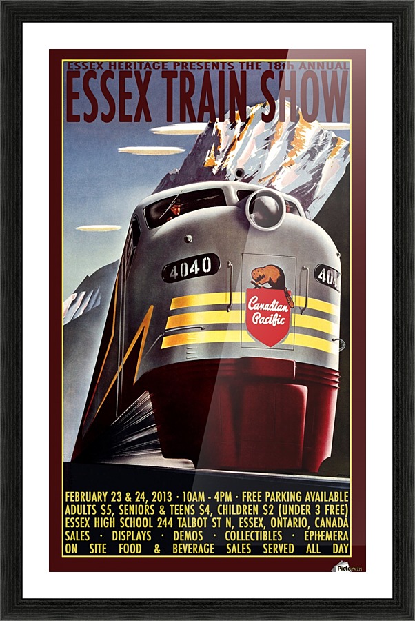 Essex Train Show  Framed Print Print