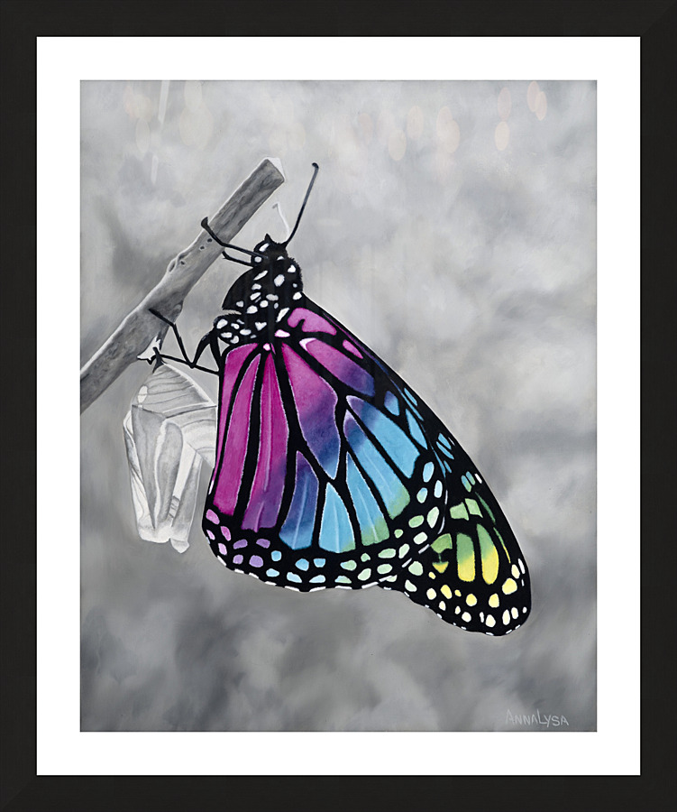 Rebirth Picture Frame print