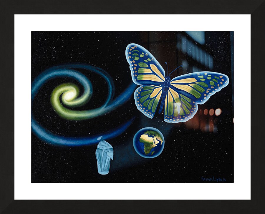 Earths Rebirth  Picture Frame print