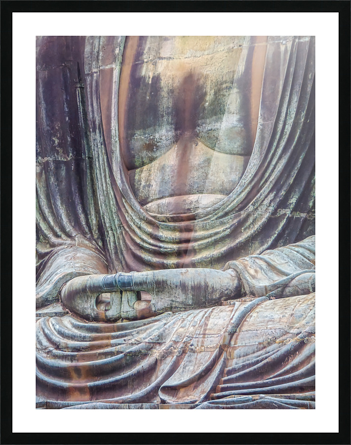 Great Buddah Kamakura Picture Frame print