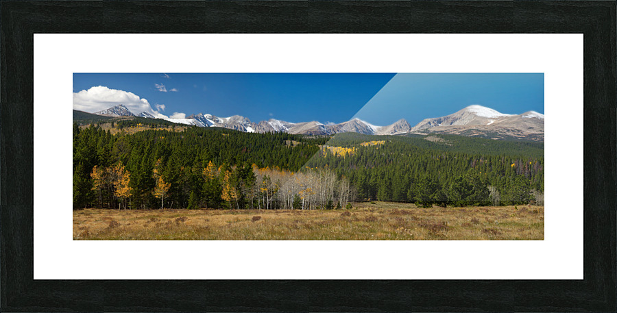 Indian Peaks Continental Divide Boulder Count Picture Frame print