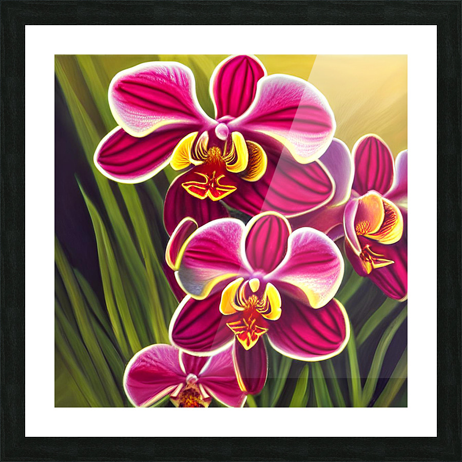 Flower garden Painting Picture Frame print