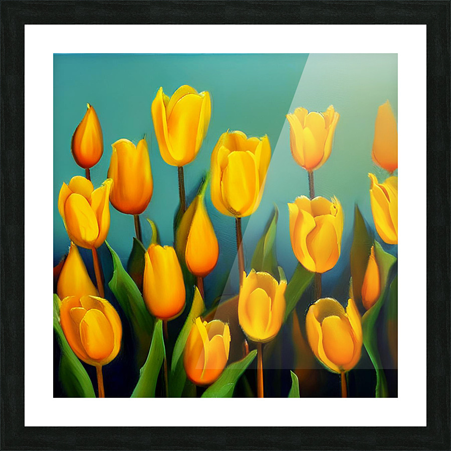 Flower garden Painting Picture Frame print