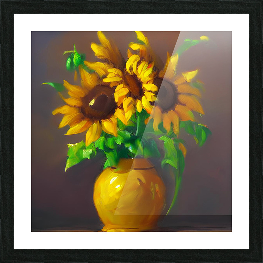 Flower garden Painting Picture Frame print