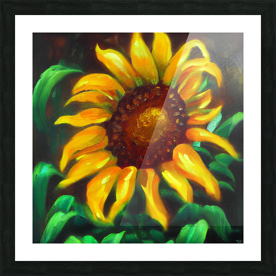 Flower garden Painting Picture Frame print