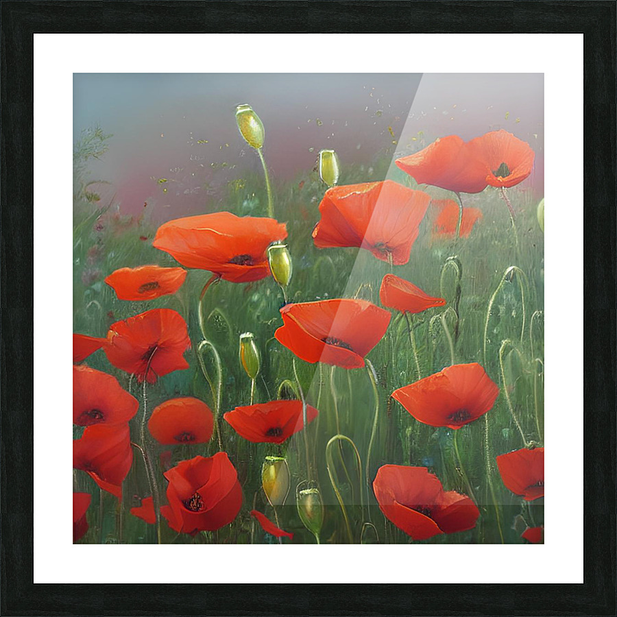 Flower garden Painting Picture Frame print