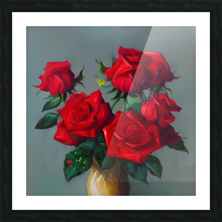 Flower garden Painting Picture Frame print