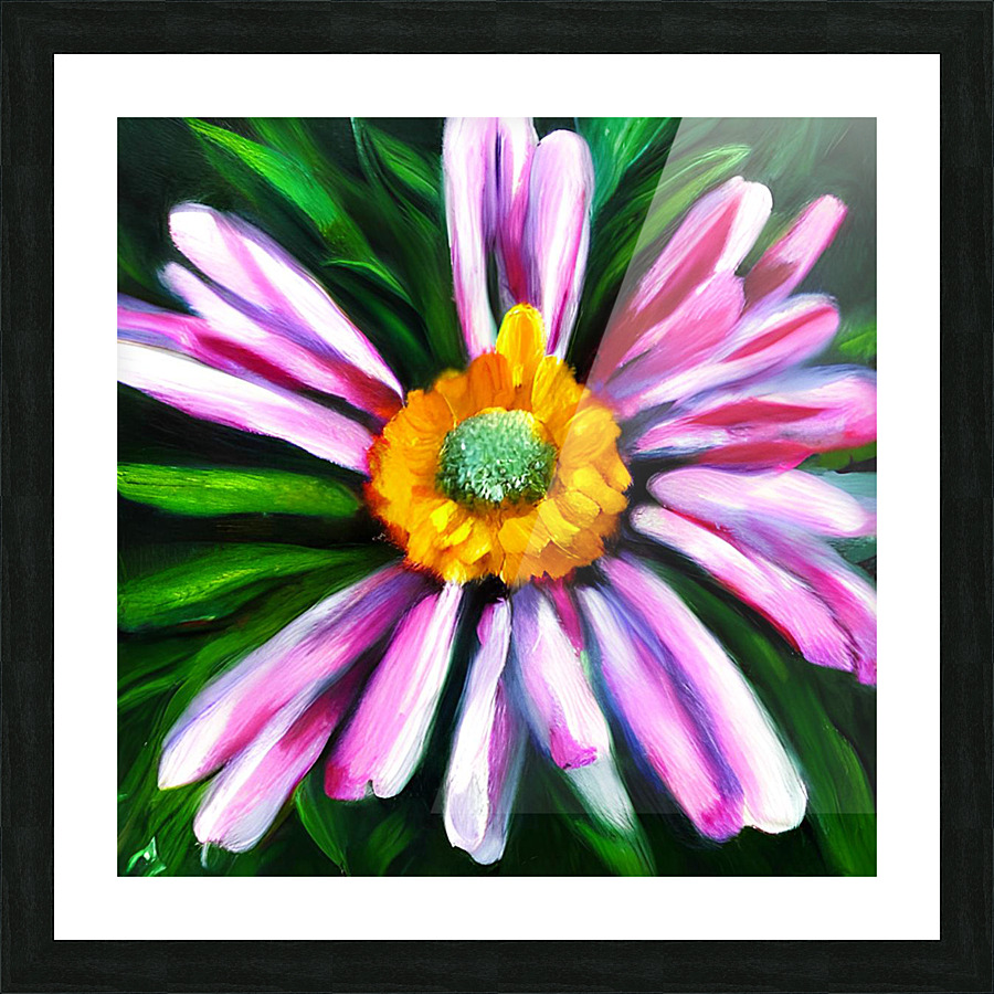 Flower Painting Picture Frame print