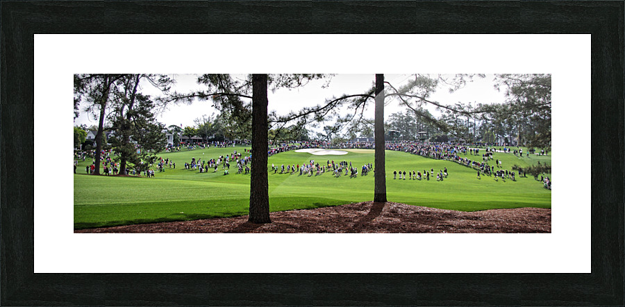 Masters Crowd 2 Picture Frame print