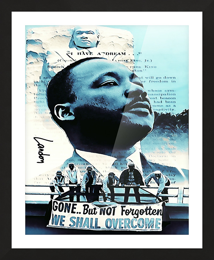 A King Gone Too Soon Picture Frame print